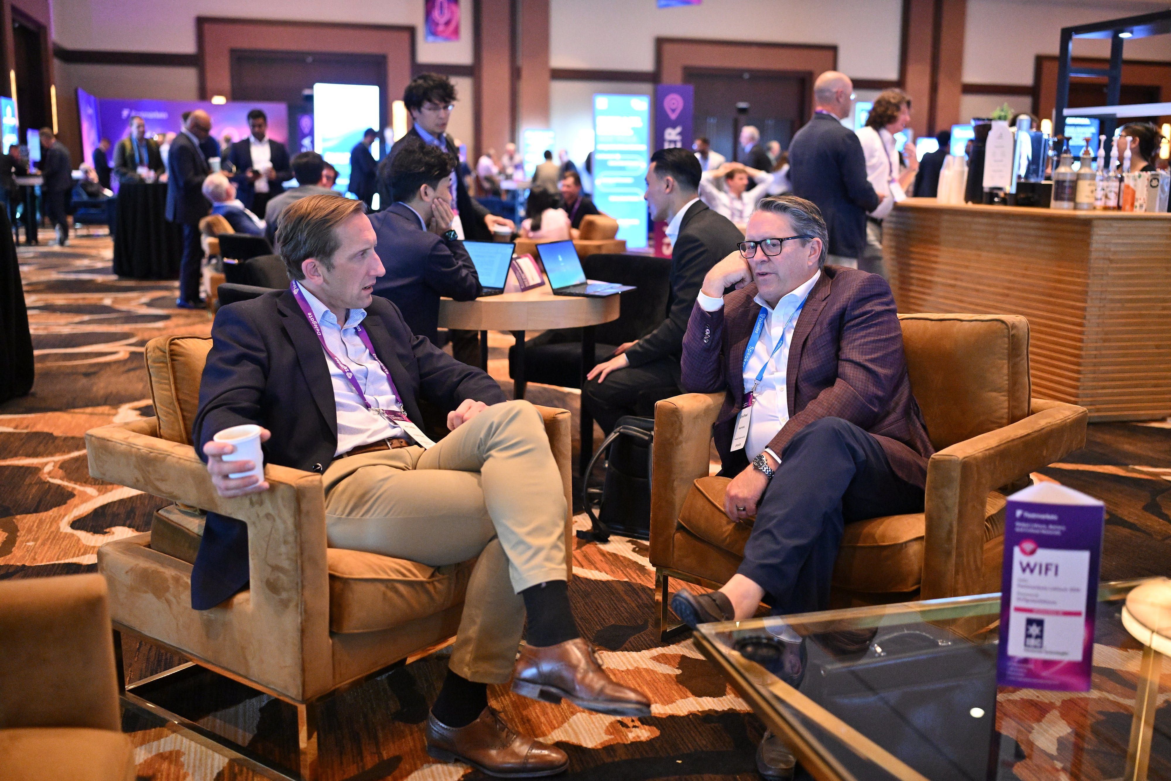 Technology companies meeting at Fastmarkets Global Lithium Battery and Critical Materials