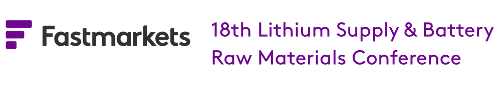 18th Lithium Supply & Battery Raw Materials Conference