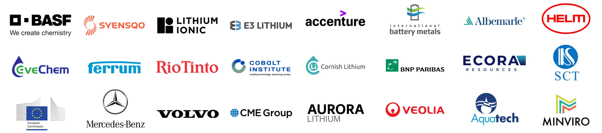 Previous attendees of the European Battery Raw Materials Conference 2025