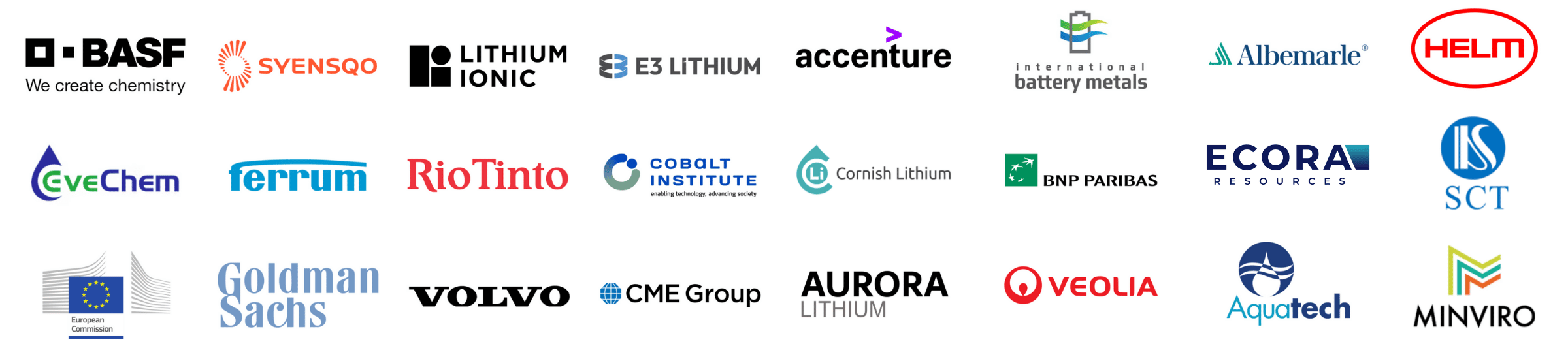 Previous attendees of the European Battery Raw Materials Conference 2025