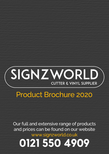 Signzworld 2020 Product Brochure