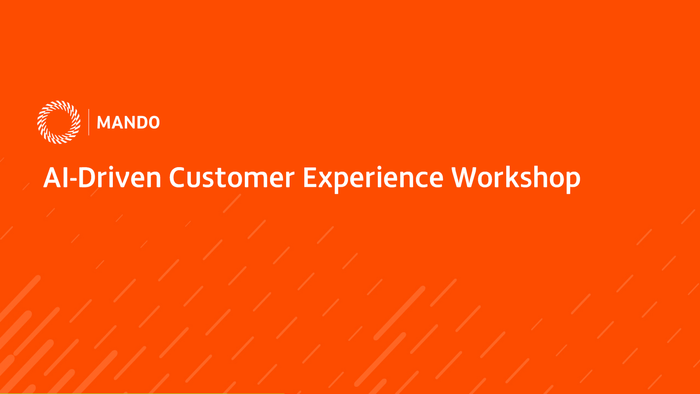 AI-Driven Customer Experience Workshop