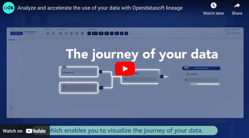Analyze and accelerate the use of your data with Opendatasoft lineage