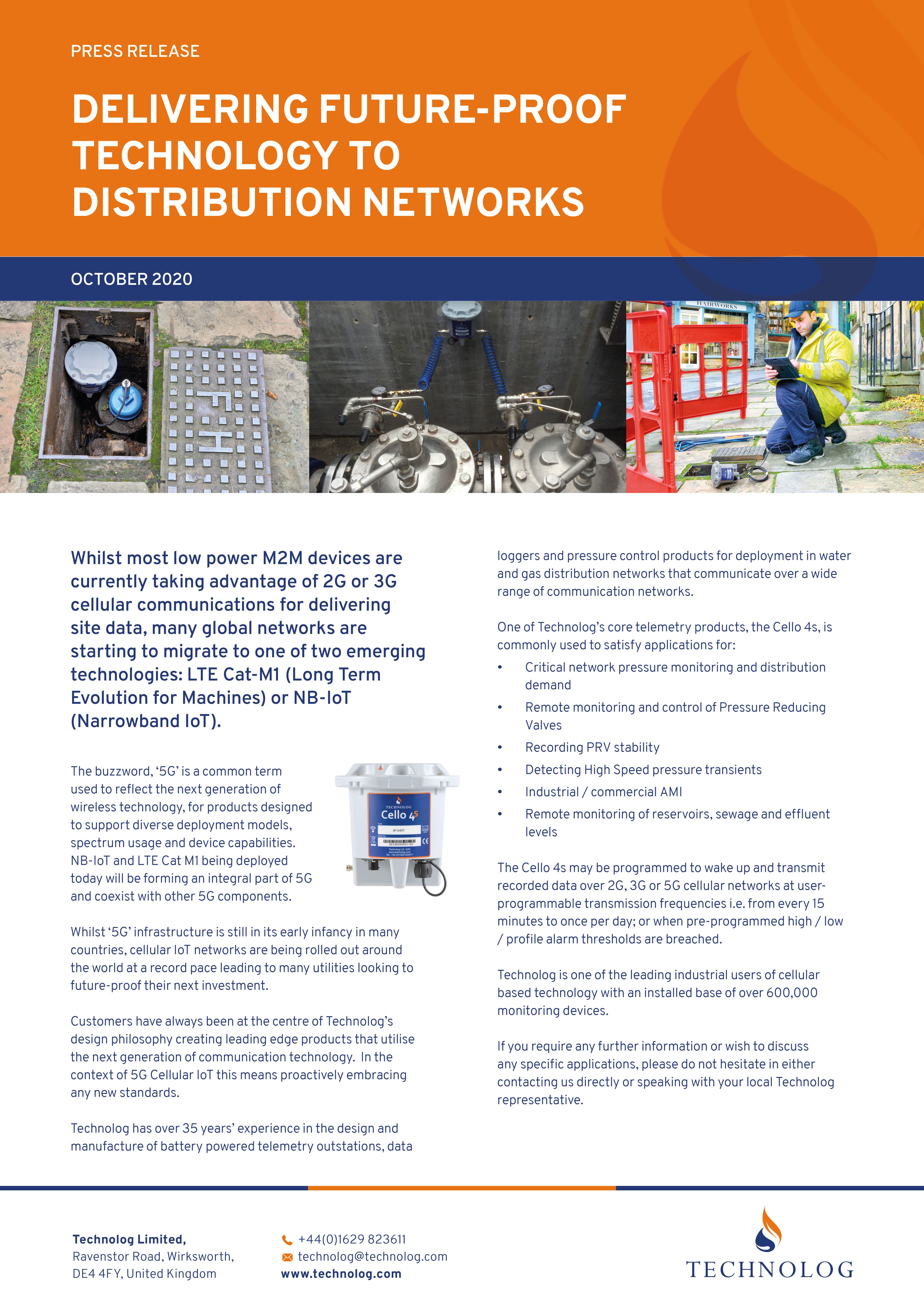 DELIVERING FUTURE-PROOF TECHNOLOGY TO DISTRIBUTION NETWORKS