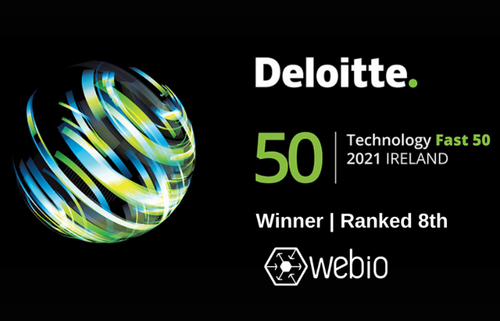 Webio in Top 10 of Deloitte Technology Fast 50 for 2nd Year Running
