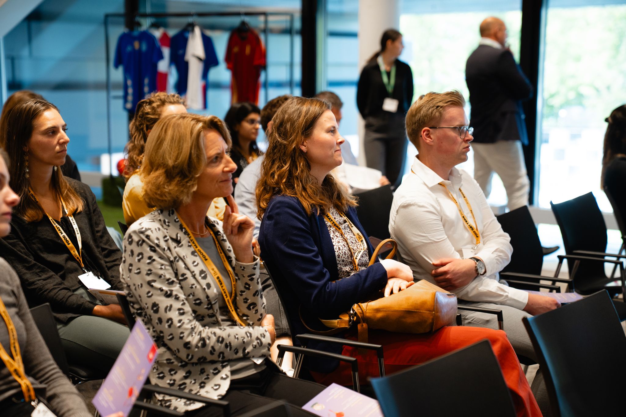 audience watching a presentation