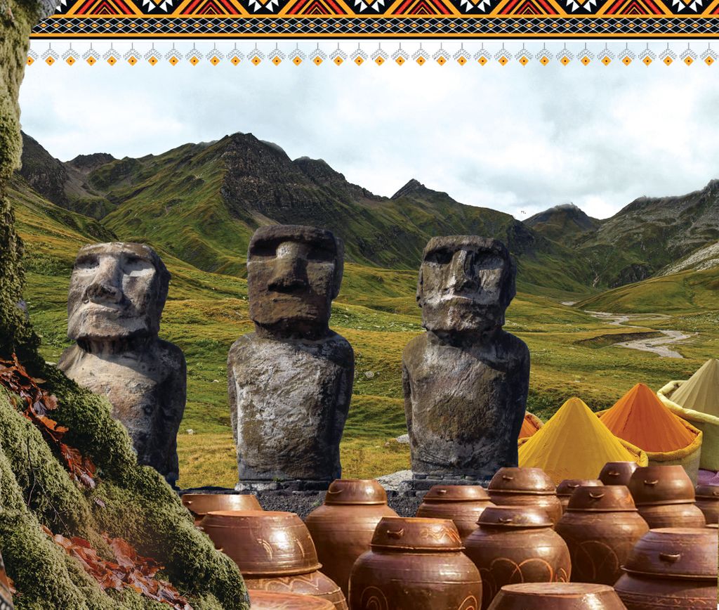 Inca statues