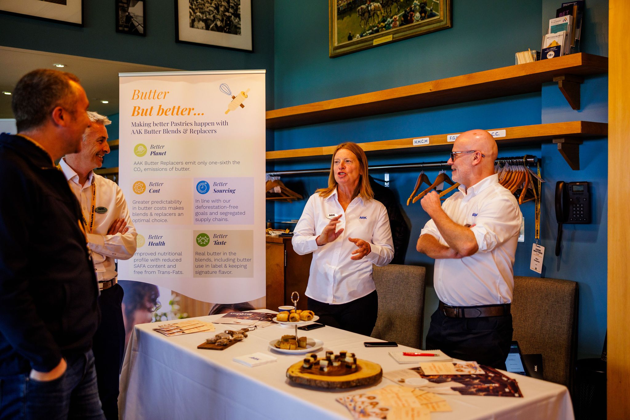 people talking and standing