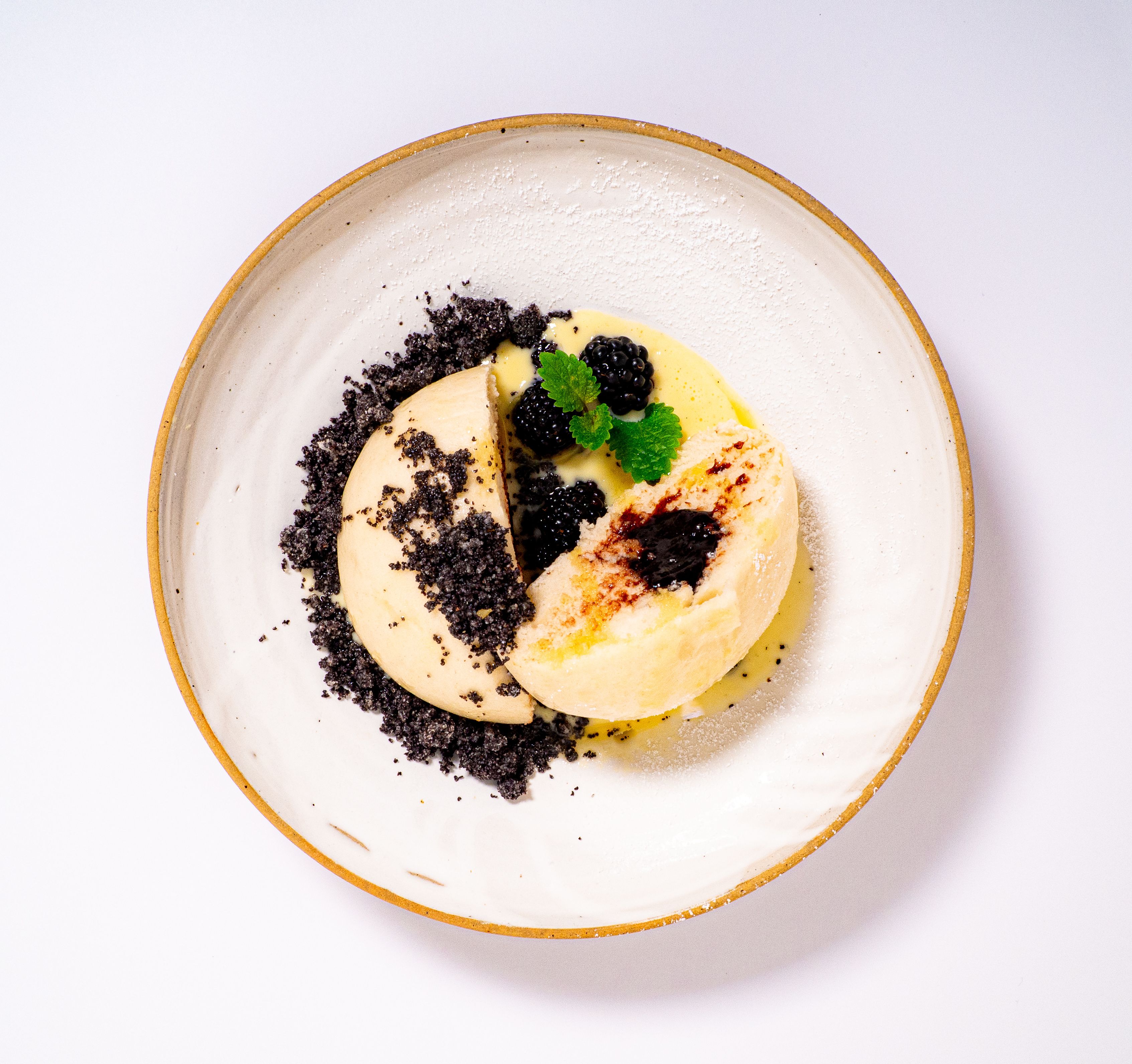 Dessert on a plate