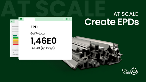 Streamline your EPD creation across industries with One Click LCA's EPD Generator