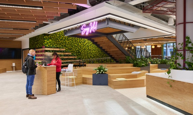 What's the upfront Scope 3 carbon for a current Cat B office fit out?