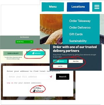 Oh, you want your food delivered? Just order from our competitor