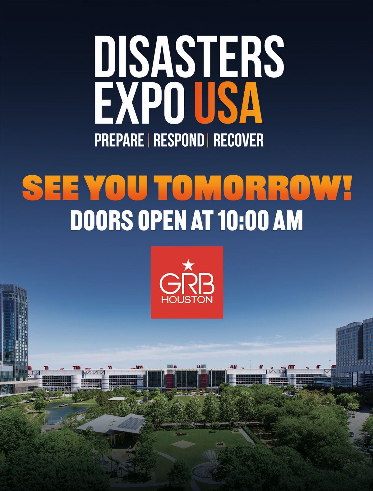 Doors Open Tomorrow!