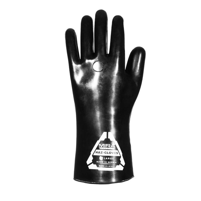 HAZ-GLOVES: Butyl Rubber Gloves for Extended CBRN & Chemical Hazard Protection
