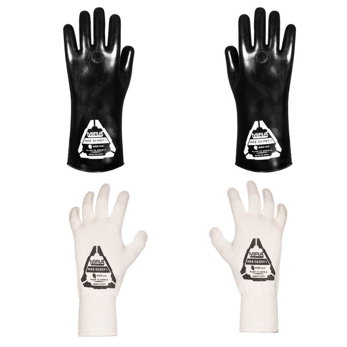 HAZ-GLOVES: Butyl Rubber Gloves for Extended CBRN & Chemical Hazard Protection