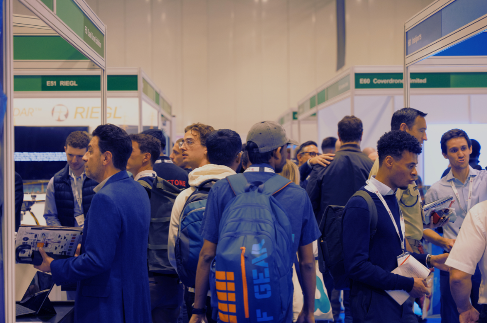 DroneX busy show floor image 