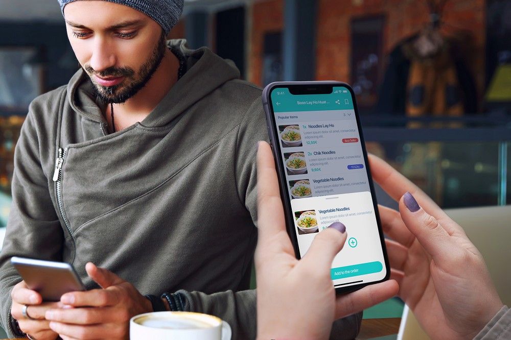 Turno app screen showing restaurant promotional tools and customer marketing features