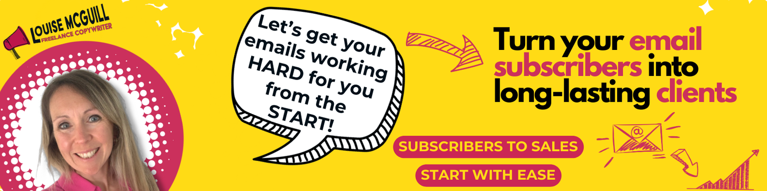 Cover image - Louise Mcguill Copywriter