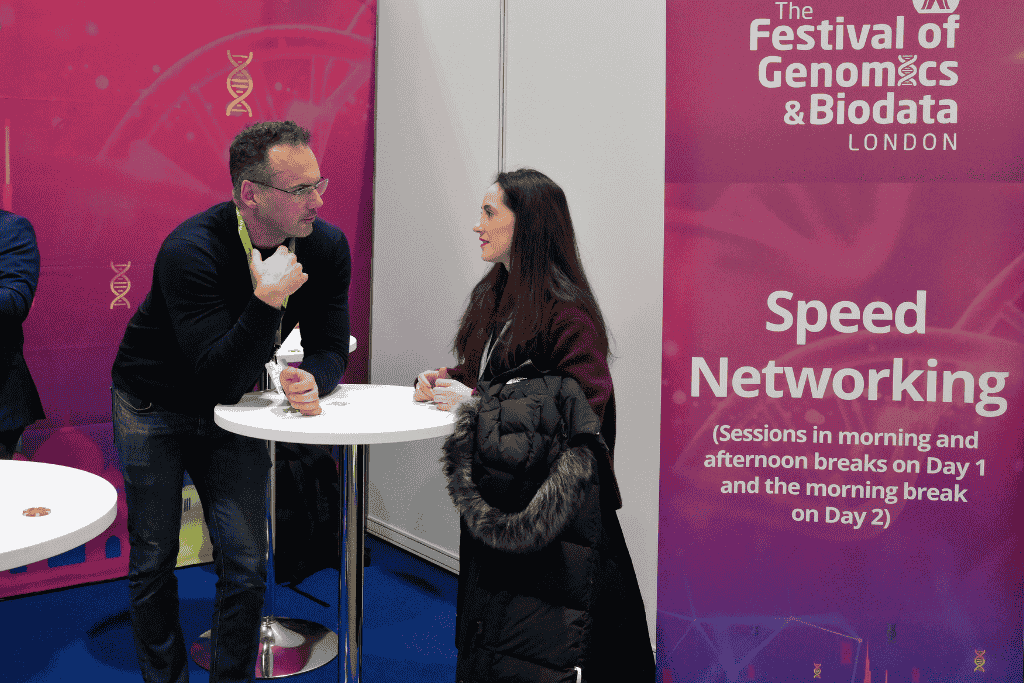 Speed networking with banner