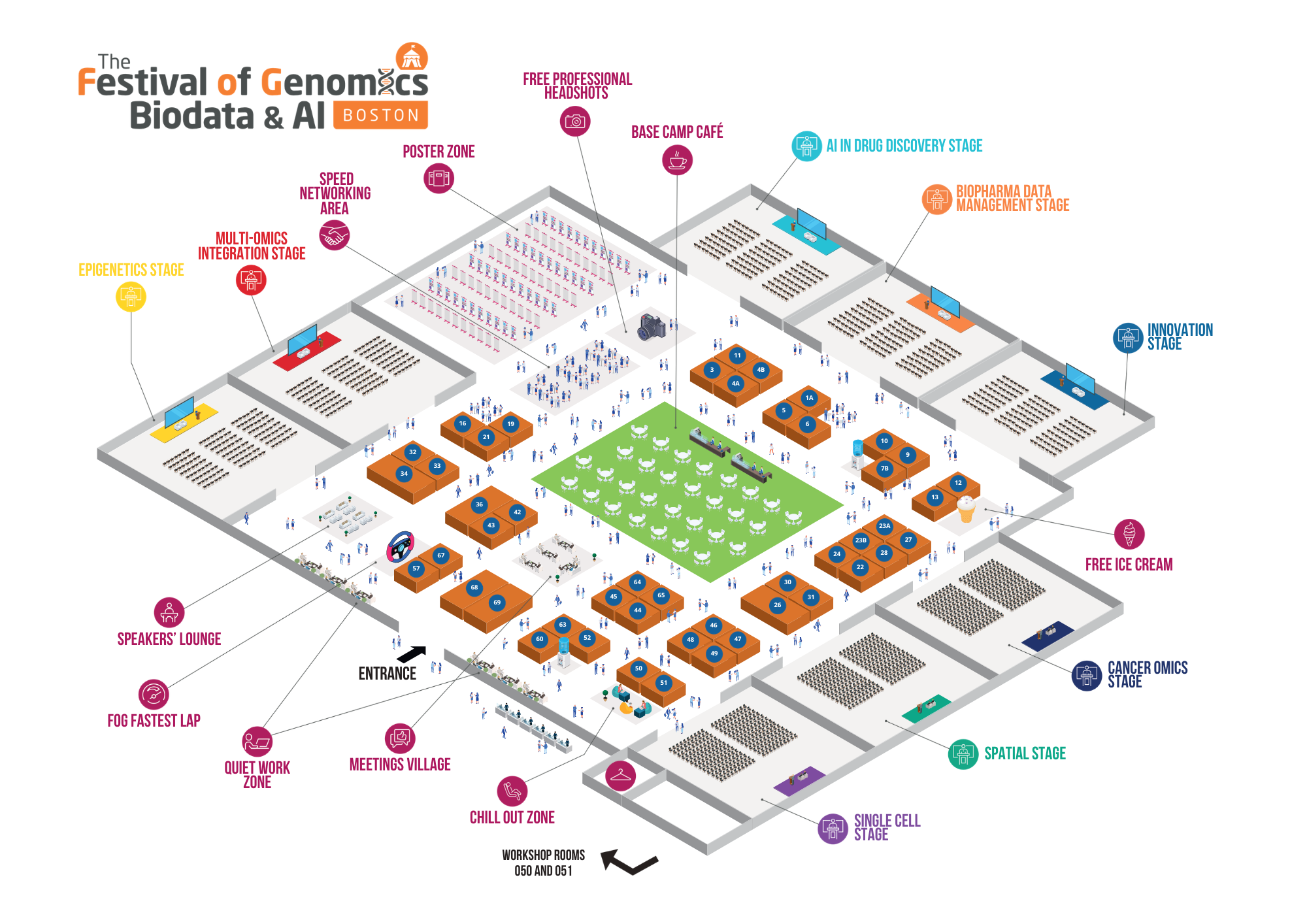 FOG Boston 2026 3D floorplan