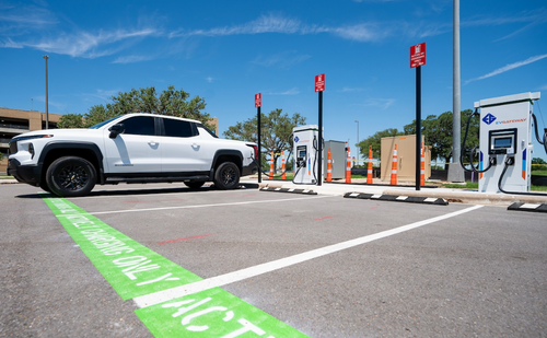 New Electric Vehicle Fast-Charging Stations Installed On Texas A&M Campus