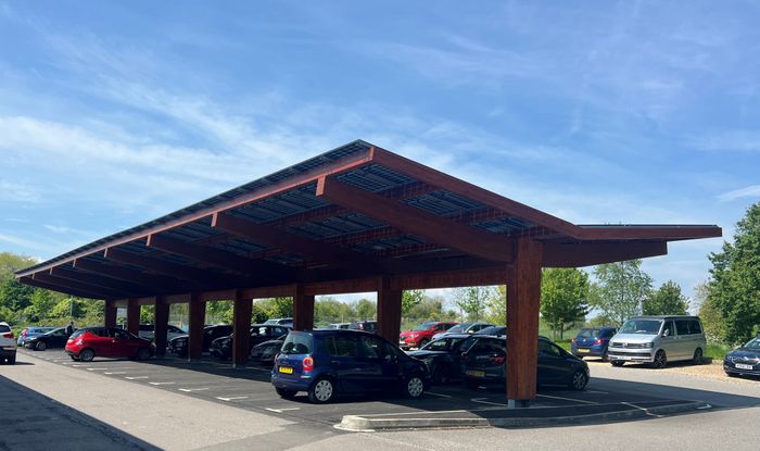 Europe’s first solar car park with carbon-friendly construction to open for public use – designed and installed by 3ti for Wiltshire Council