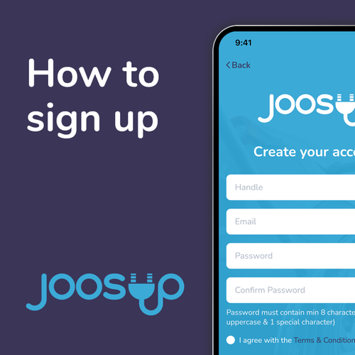 Joosup - How to Sign Up