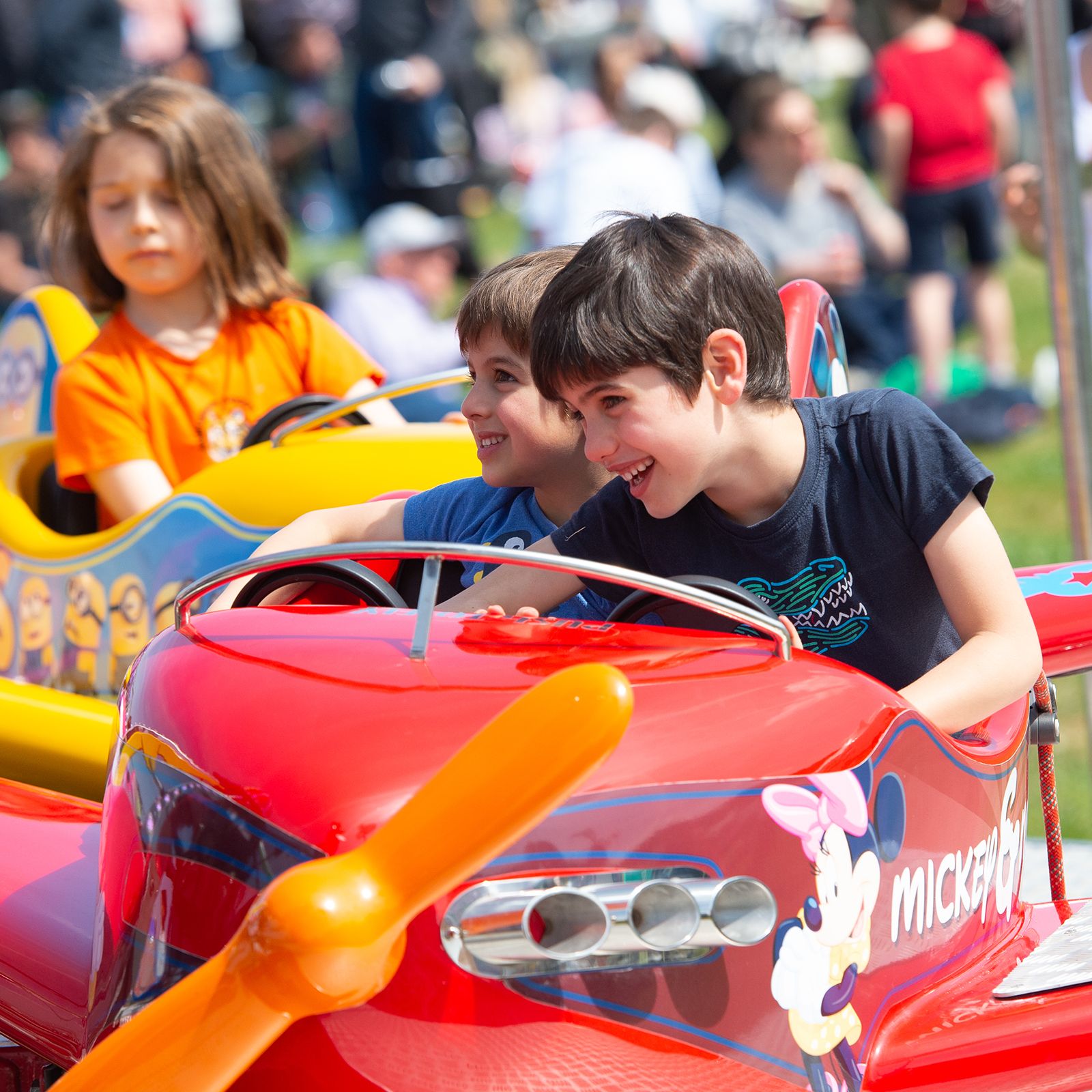 Children at play in Kids Zone