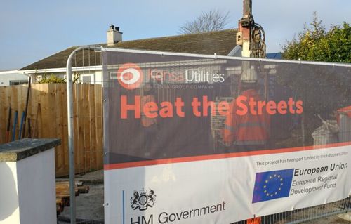 First Ground Source Heat Pump connects to the world’s first in-road retrofit of ground array infrastructure