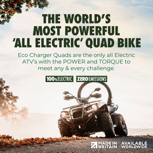 The world’s leading manufacturer of all electric quad bikes!
