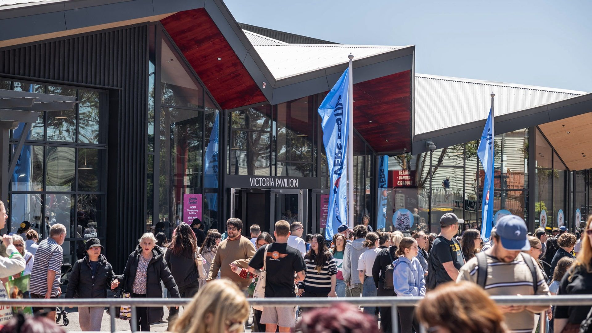 Melbourne Showgrounds Victoria Pavilion entrance