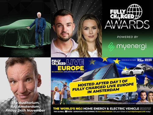 FULLY CHARGED AWARDS FINALISTS ANNOUNCED & TICKETS ON SALE