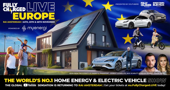 myenergi becomes headline sponsor of Fully Charged LIVE Europe