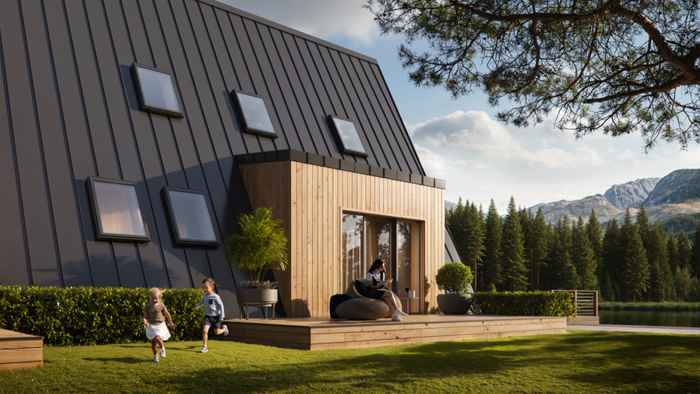 A-frame Townhouse (Trio 450) - A fresh look for developing real estate in the countryside