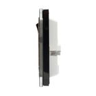 Crystal CT 13A DP Double Plug Socket with Switch Black