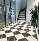 Venetian Chequer White and Nero Marble