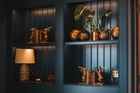 Hand-crafted kitchen and banquette seating area