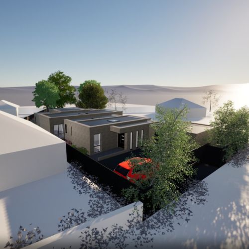 Virtual reality - modern bungalow