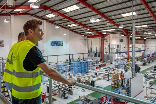 George Clarke on our Leeds showroom & manufacuturing set up