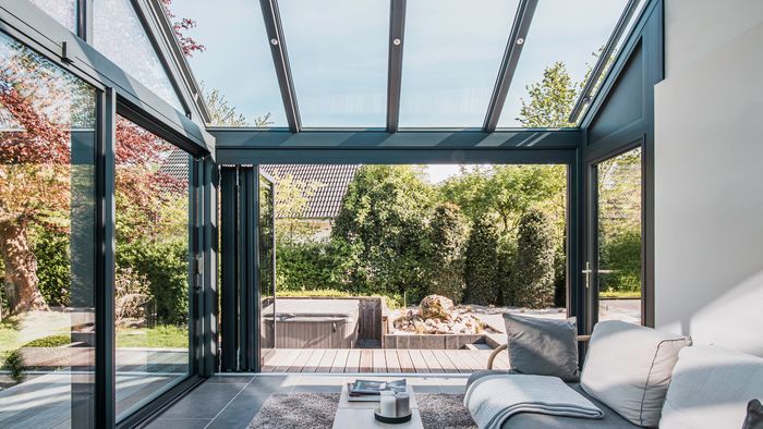 How much is a Wintergarden glass extension?