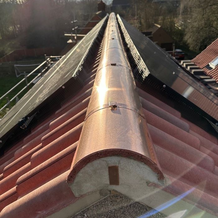 Copper Roof Ridges