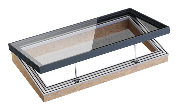 EOS97 Flat Glass Opening Rooflight