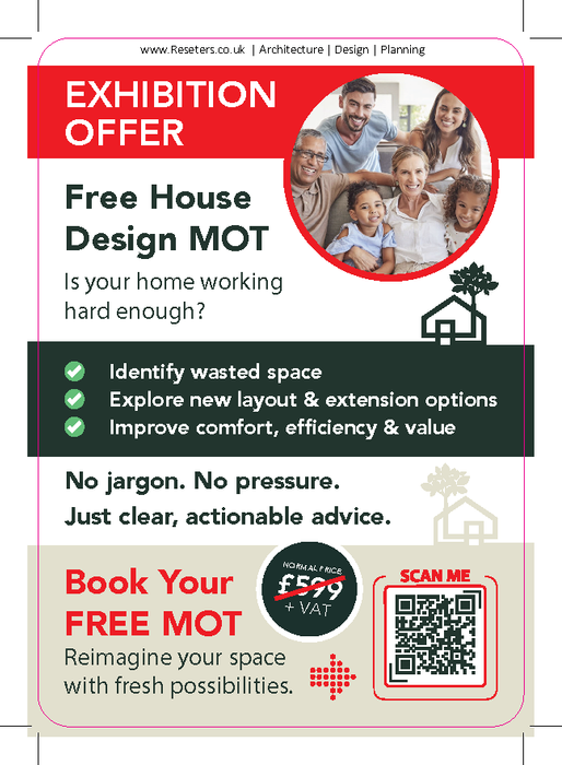 LIMITED OFFER - BOOK YOUR HOUSE DESIGN MOT NOW!
