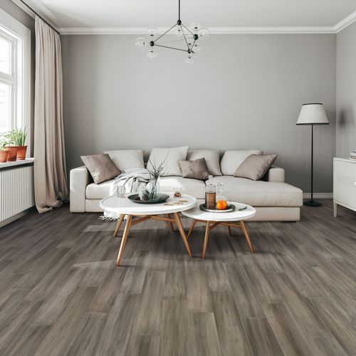 Solid Antique Taupe Strand Woven 125mm Click BONA Coated Bamboo Flooring