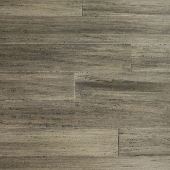 Solid Antique Taupe Strand Woven 125mm Click BONA Coated Bamboo Flooring