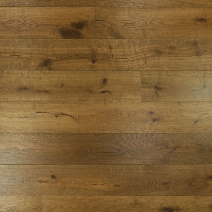 Engineered Brushed & UV Oiled Dark Smoked Charnwood Oak Flooring