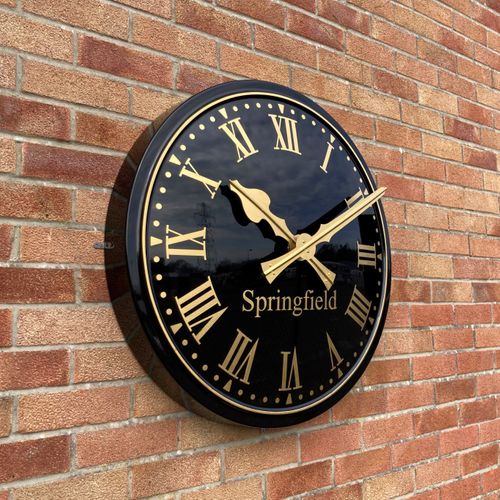 Sign Writing on Clock