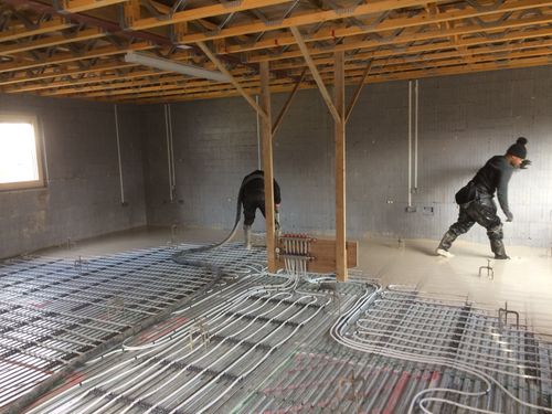 Screed Pour On Lewis Deck