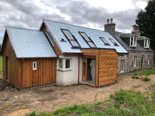 Half round copper guttering