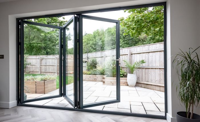 Korniche Aluminium Bi-Folding Door